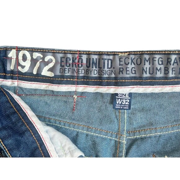 ECKO UNLTD. 1972 #93536 Men's Straight Leg Jeans Dark Wash Size 32x30 - Picture 6 of 15